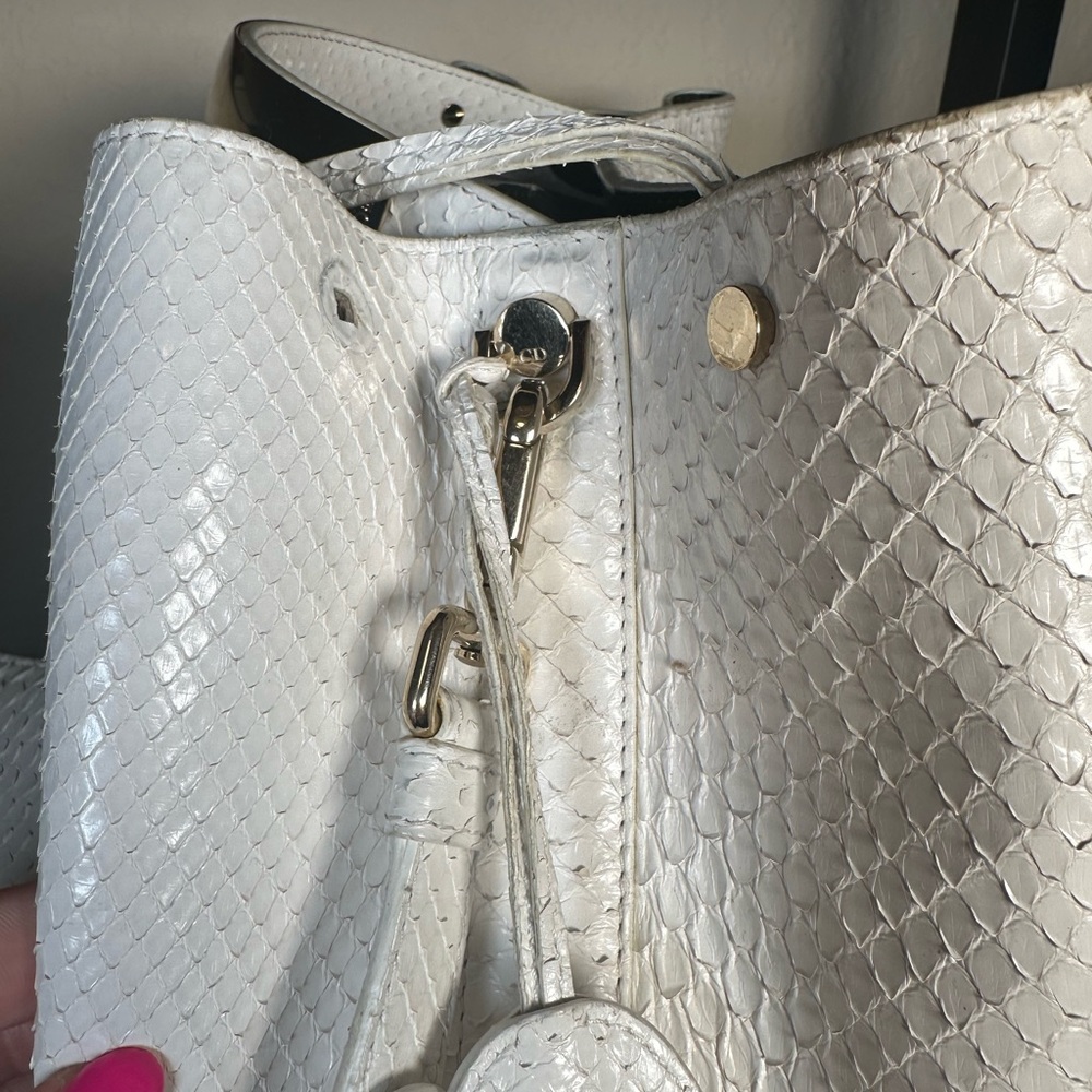 ULTRA RARE Dior Python White Gold Runway Bag - Picture 8 of 14